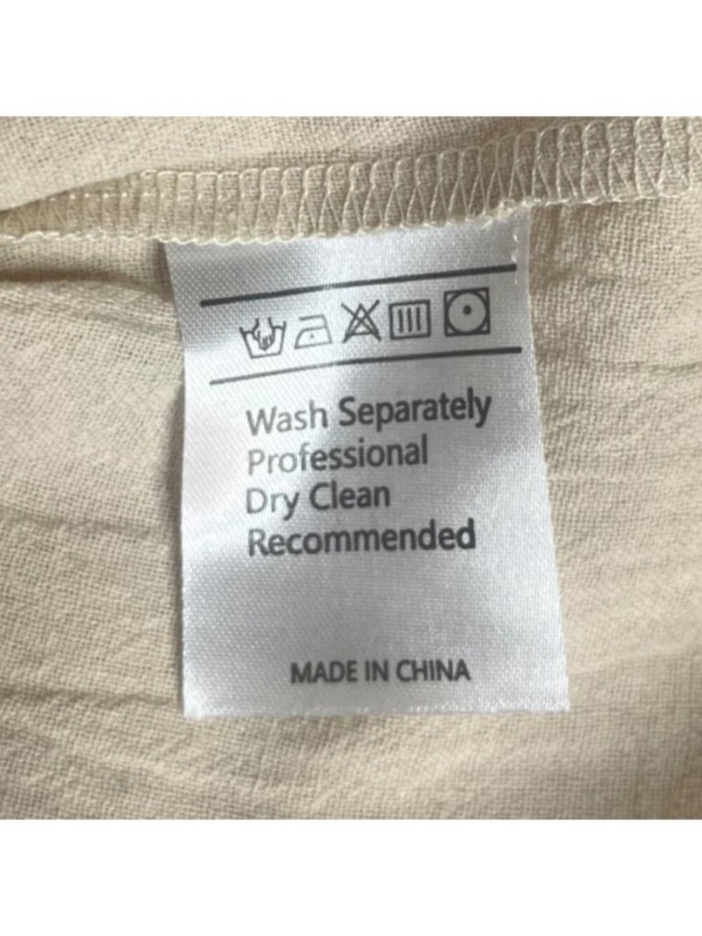 Lingt‎ Chic Hooded Button Up Shirt Small Beige New Short Sleeves Lightweight - Picture 6 of 8